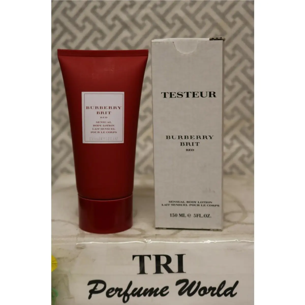 Burberry Brit Red Sensual Body Lotion 5 oz Tube White Box