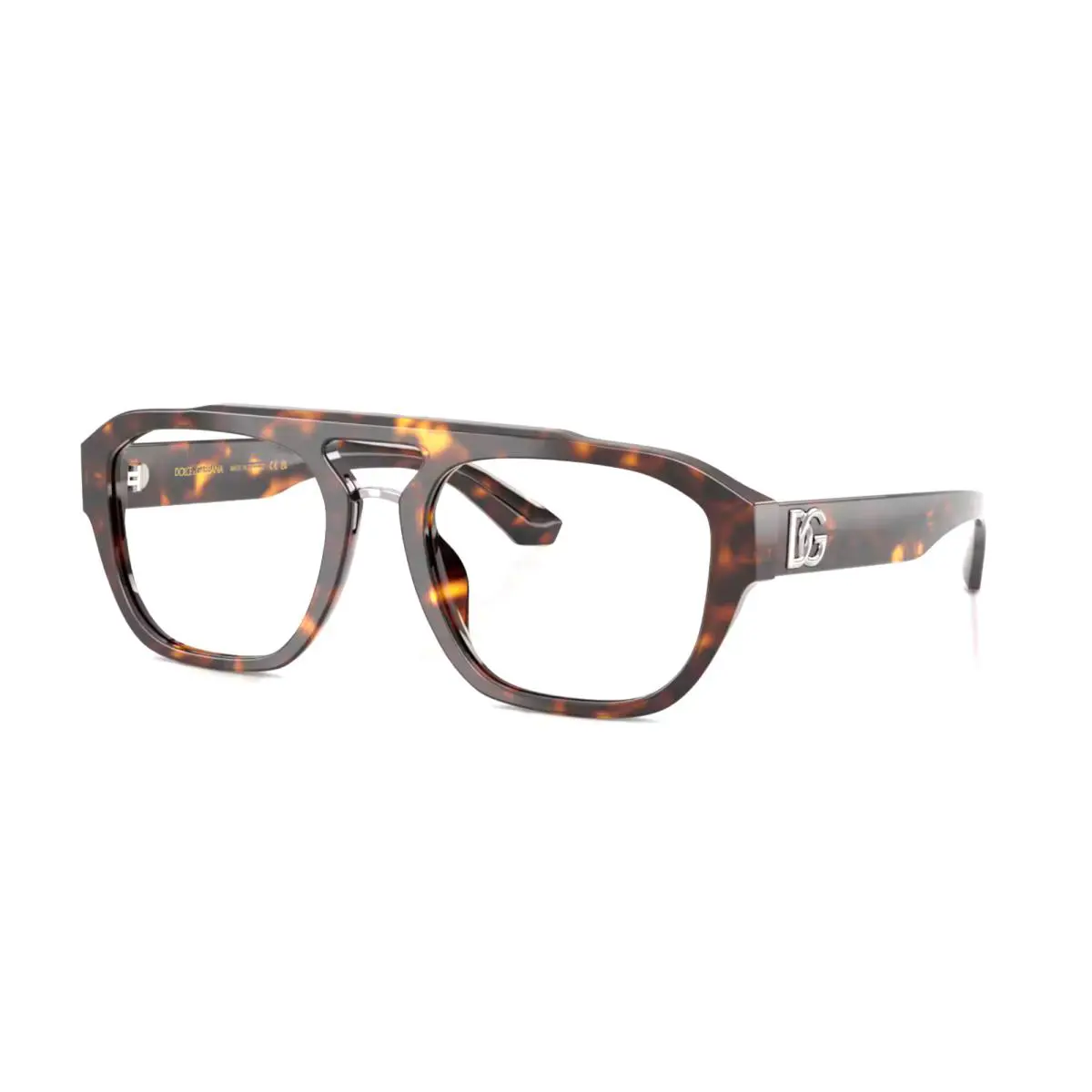 Dolce Gabbana Aviator Eyeglasses DG 3415 502 55-20 145 Tortoise Frames