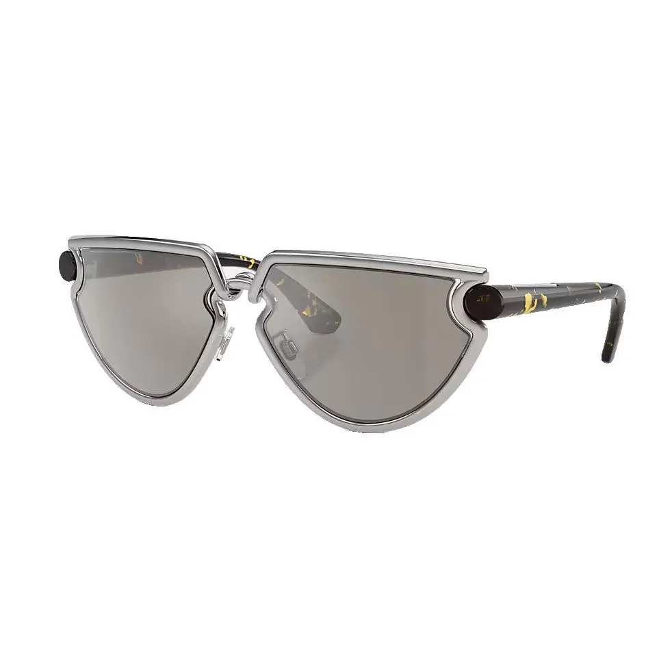 Burberry BE3152 10056G Silver Light Grey Mirror Silver 61 mm Women`s Sunglasses
