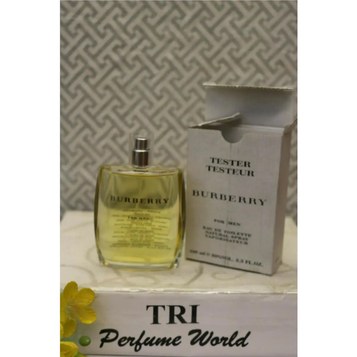 Burberry For Men Eau de Toilette Spray 3.3 Fl.oz. White Box Batch Code 01C32C160