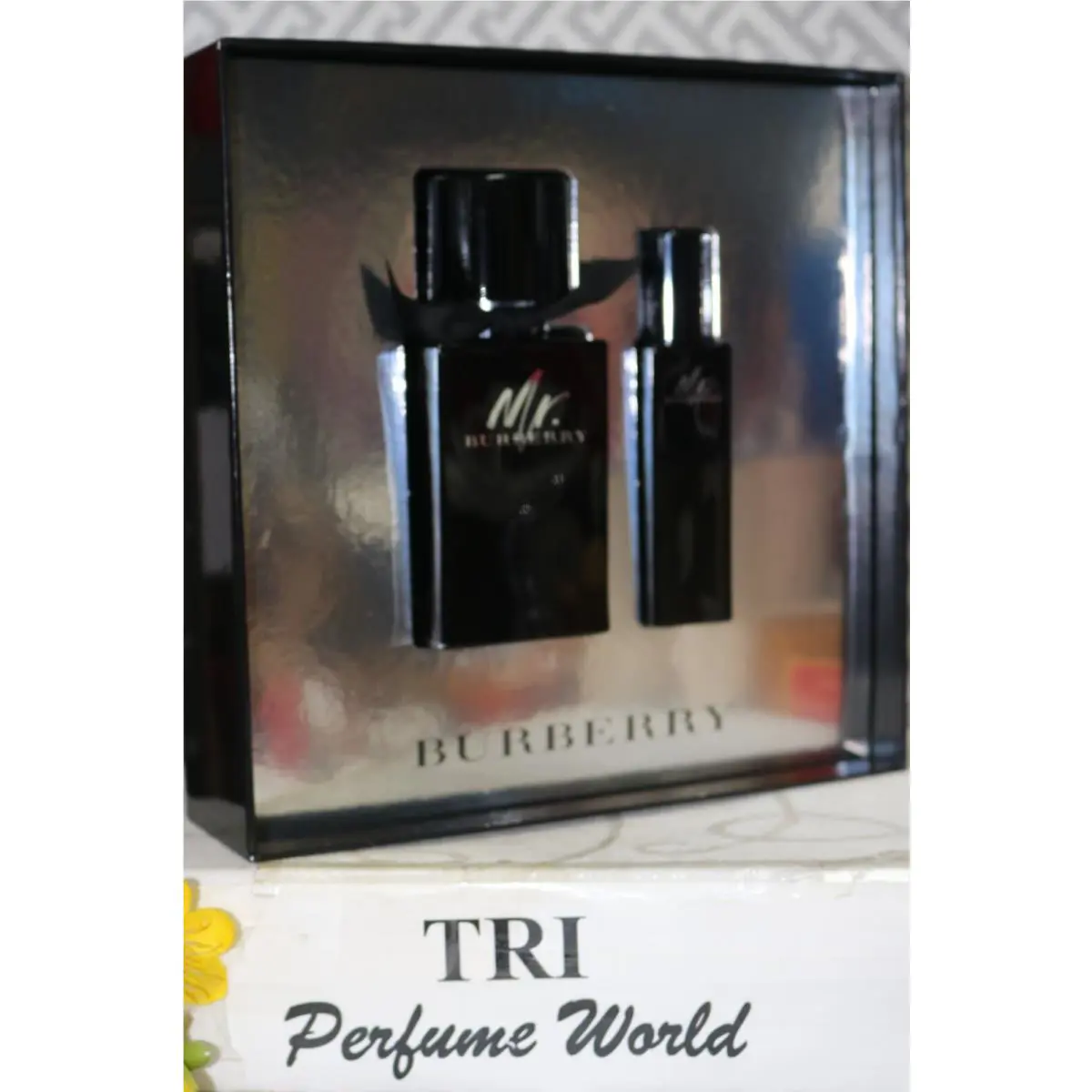 Mr. Burberry 2 Pcs. Set Eau de Parfum Men Spray 3.4 Oz. + Eau de Parfum 1.0 oz