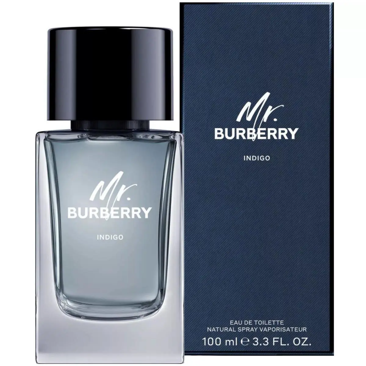 Mr. Burberry Indigo Eau de Toilette For Men 3.3 Oz
