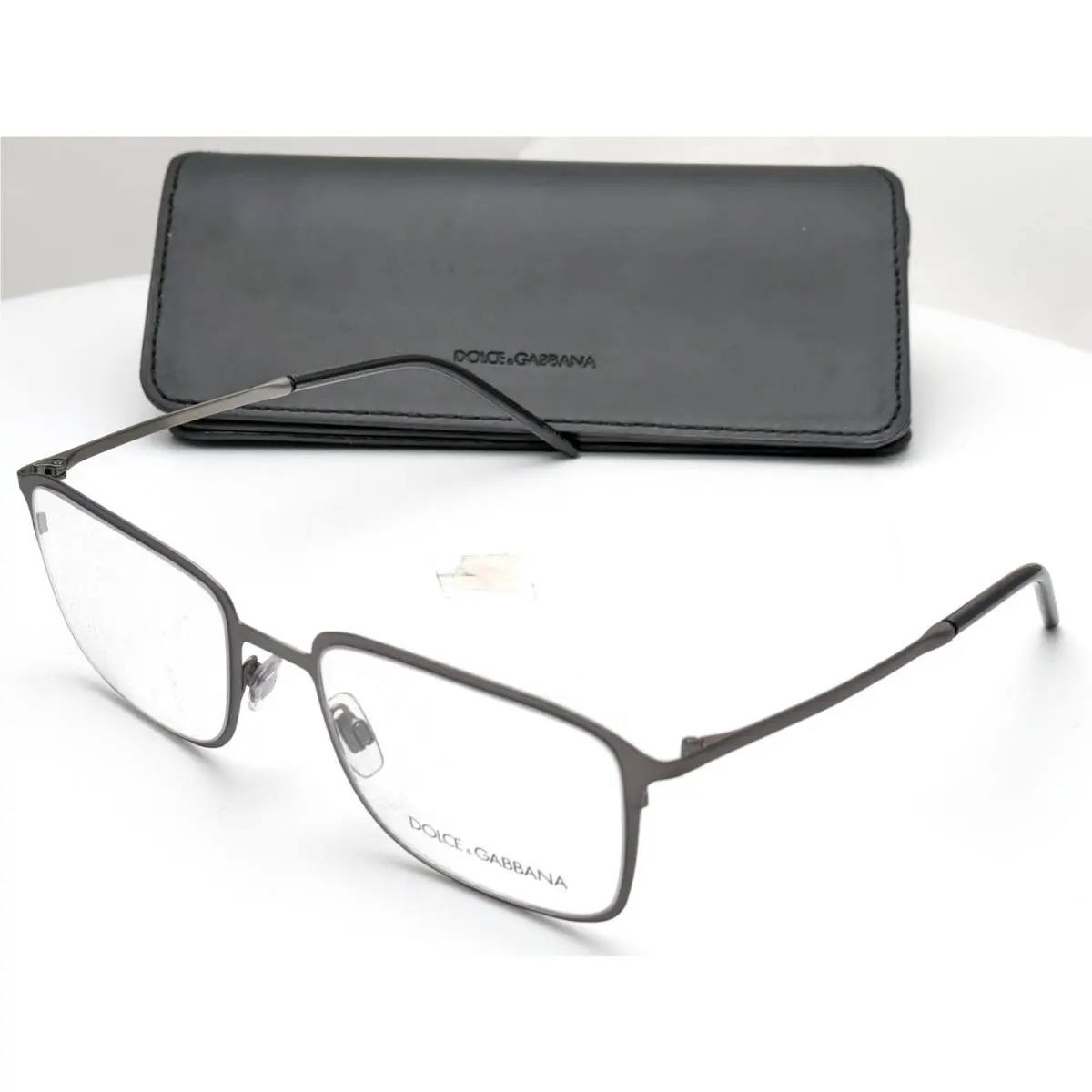 Dolce Gabbana DG1316 1286 Matte Dark Gunmetal Eyeglasses Frames 54-21-145