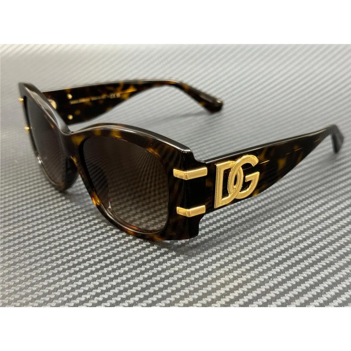 Dolce Gabbana DG4501 502 13 Havana Brown Gradient 54 mm Sunglasses by Dolce & Gabbana