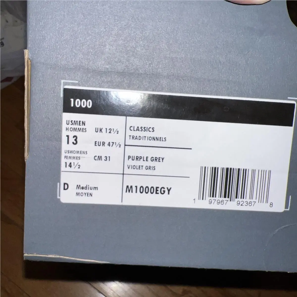 New Balance shoes - New Balance 1000 - M1000EGY - Black 1