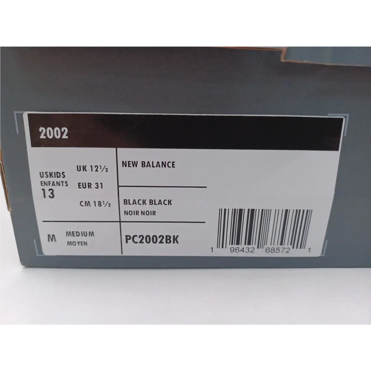 New Balance shoes - NEW Balance PC2002BK - Black 14
