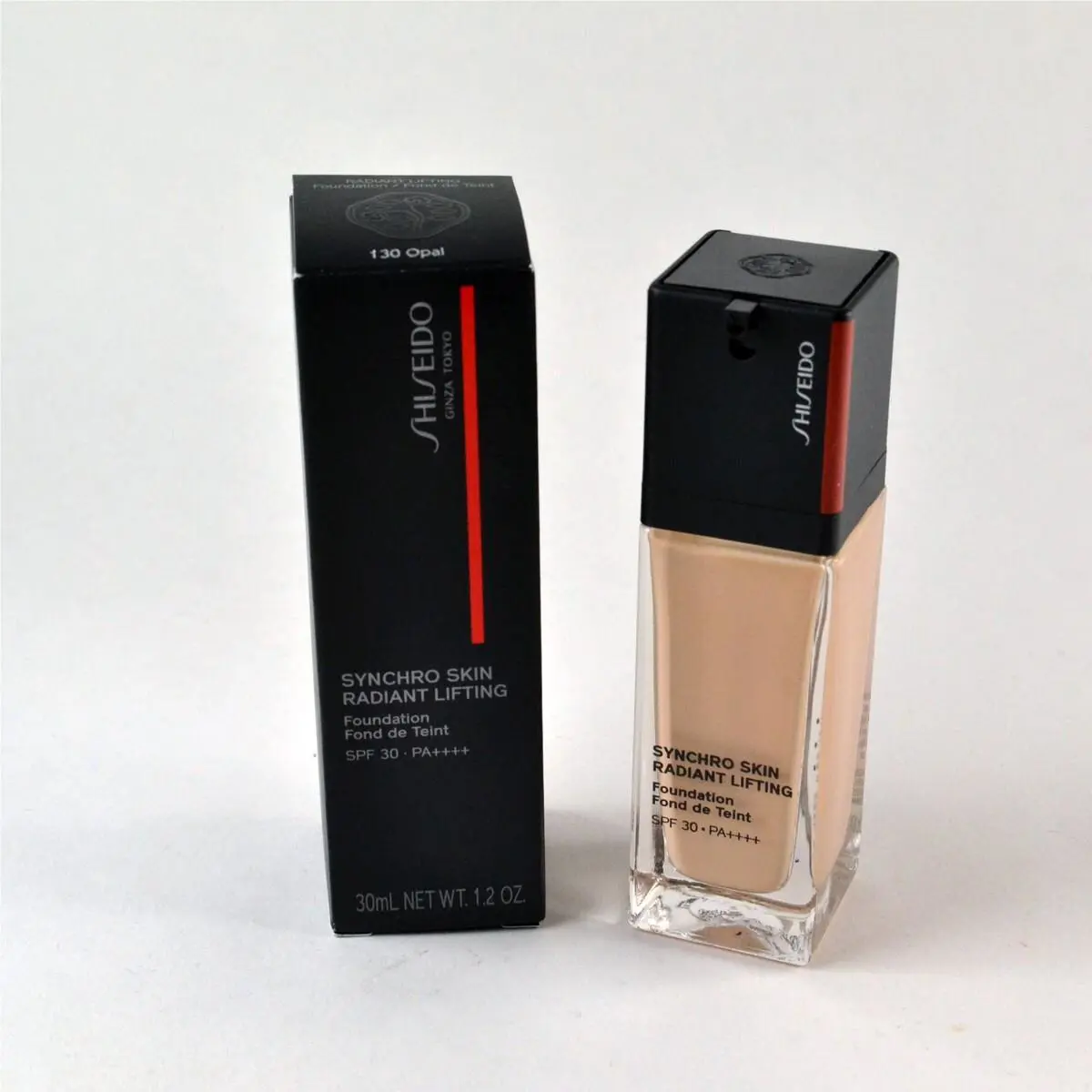 Shiseido Synchro Skin Radiant Lifting Foundation SPF30 Opal 130 - 1.2 Oz. / 30mL