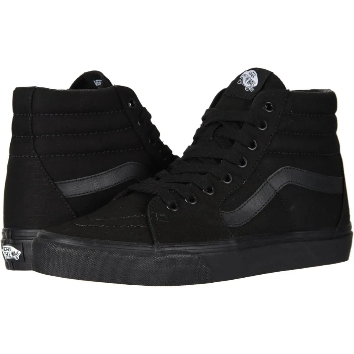 Men Women Vans SK8-HI Black Black VN000TS9BJ4 Suede and Canvas Upper - Balck Balck