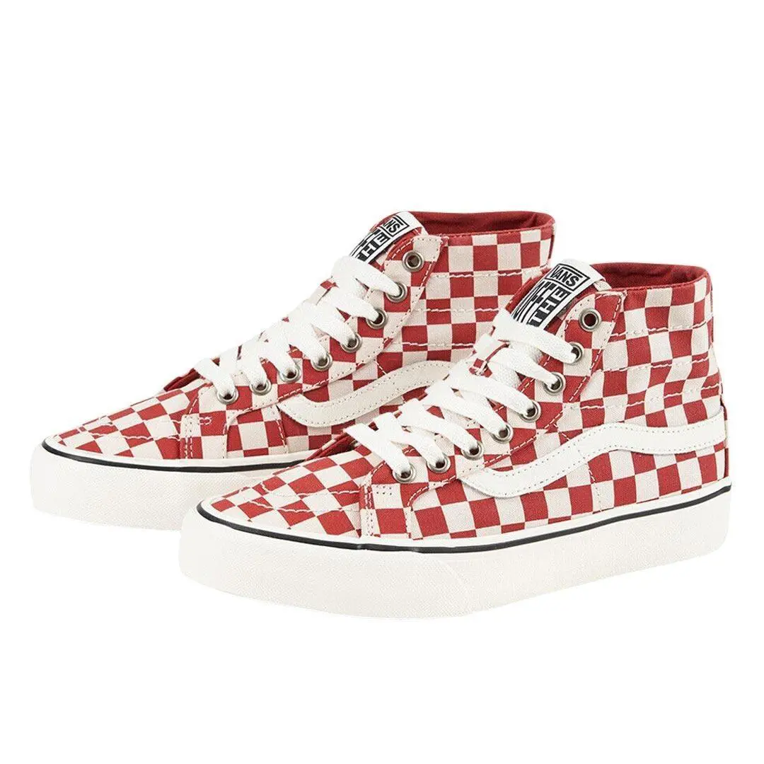 Vans shoes - VANS Sk8-Hi - Red/ White Checkered 2