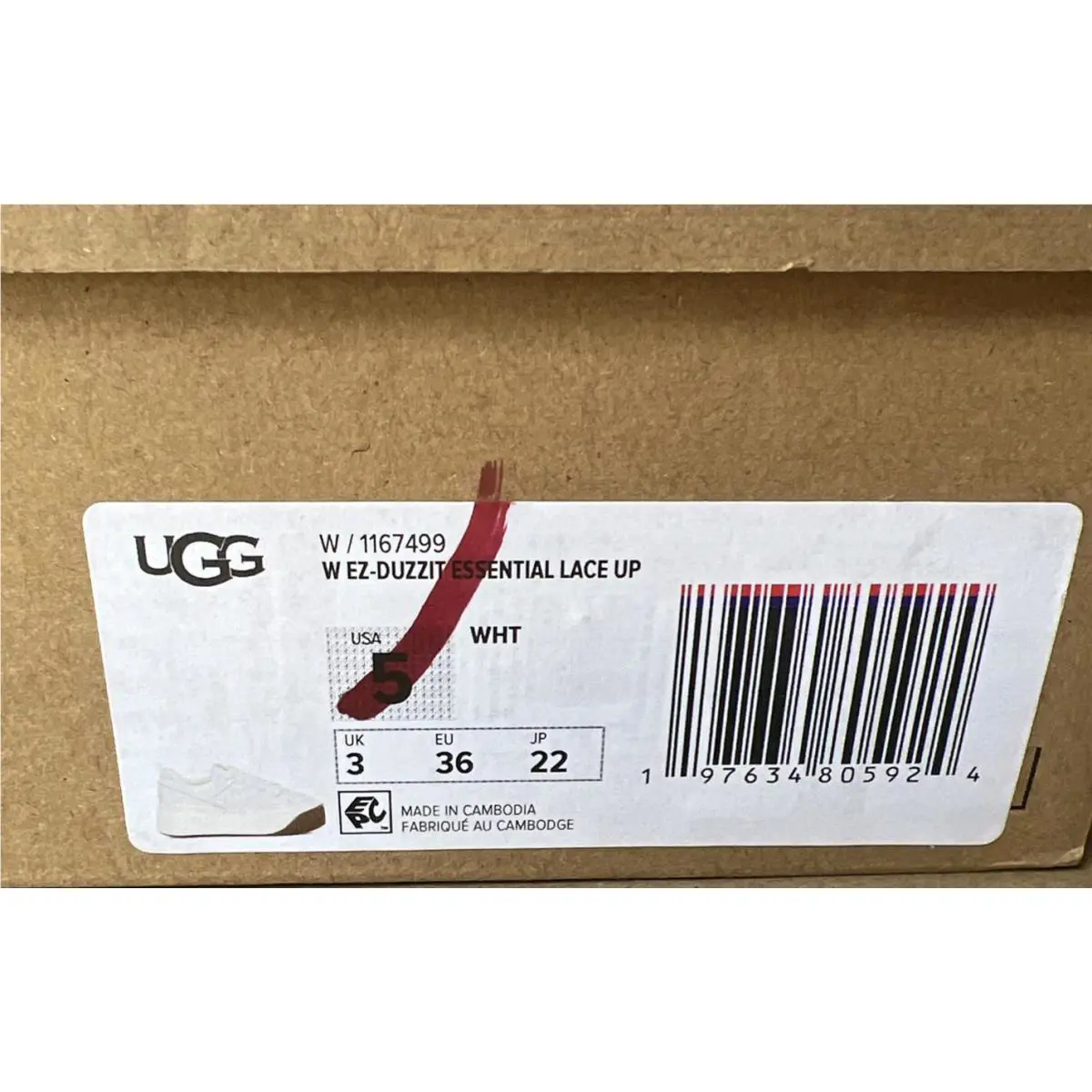 UGG shoes - UGG EZ-DUZZIT - White 4