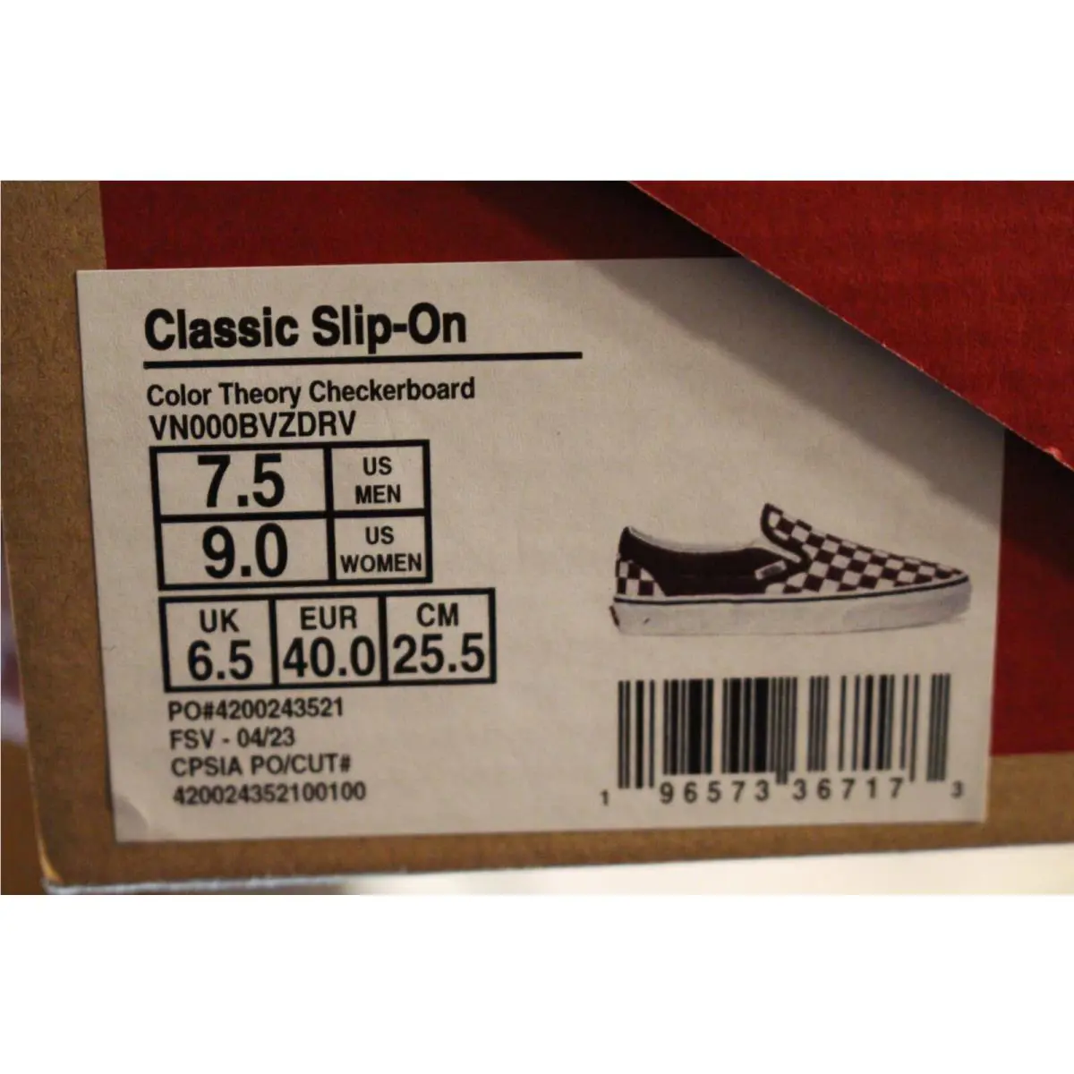 Vans shoes - VANS Classic - Classic - Color Theory Checkerboard 7