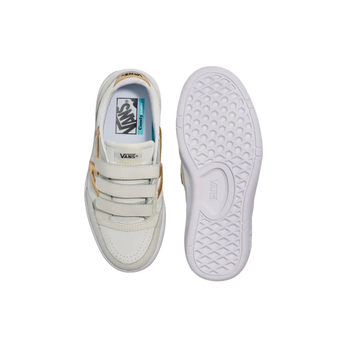 Vans shoes - Marshmallow/Metallic Gold - VN0A5DY89QT 4