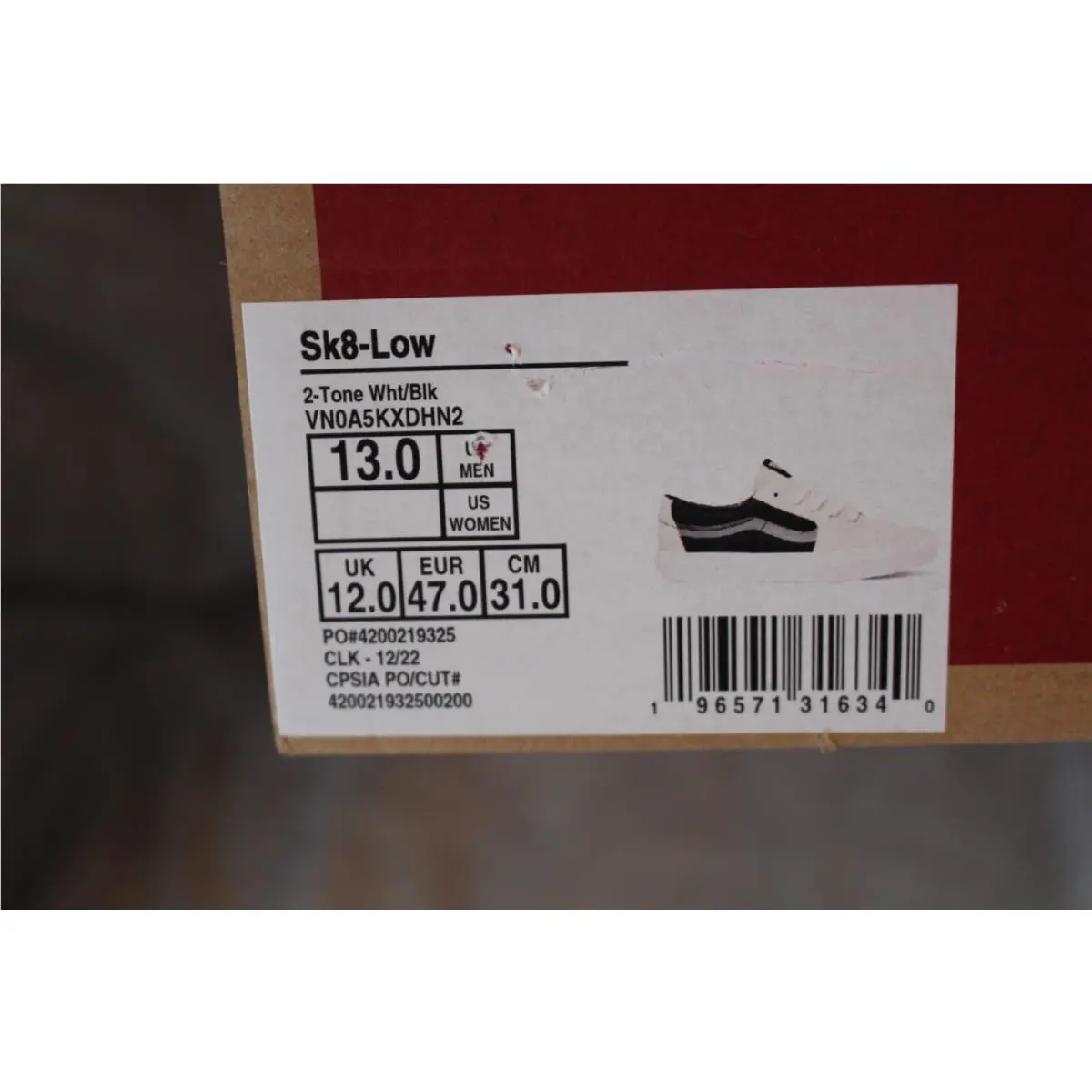 Vans shoes - VANS SK8 - White 10