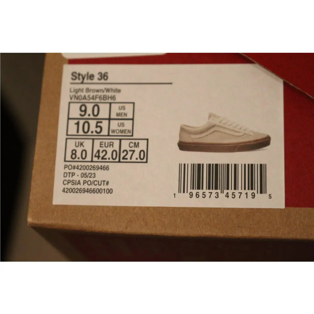Vans shoes - VANS Style 36 - Style - Brown 8