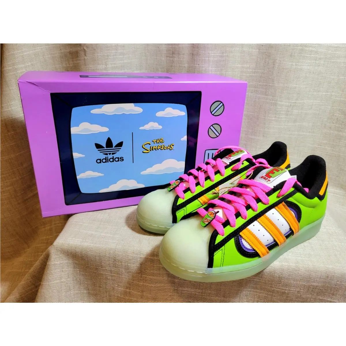 Adidas shoes - ADIDAS Superstar Simpsons Squishe - Superstar Simpsons Squishe - H05789 - Multicolor 21
