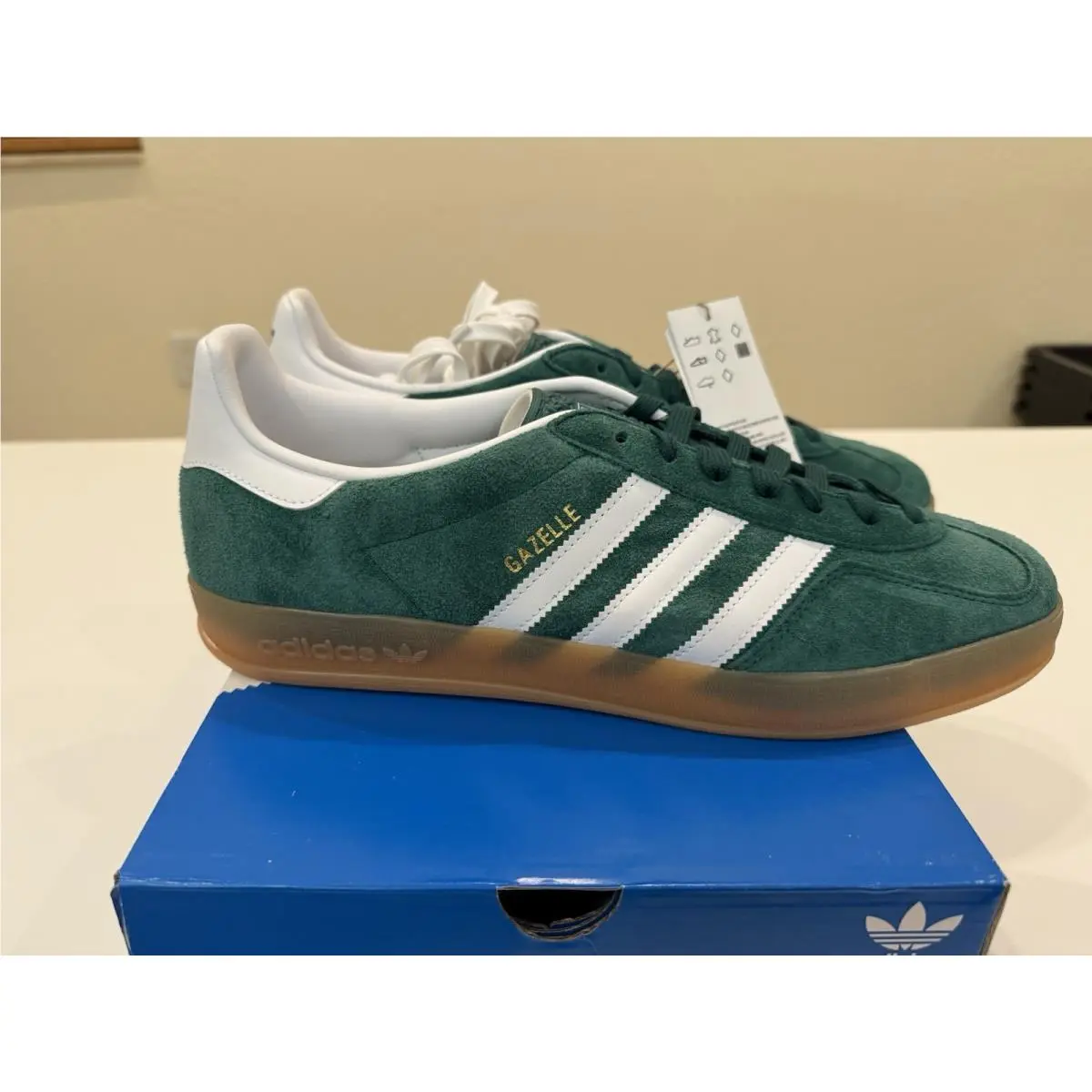 Adidas shoes - adidas Gazelle - Gazelle - JI2062 - Collegiate Green/Cloud White/Gum 7