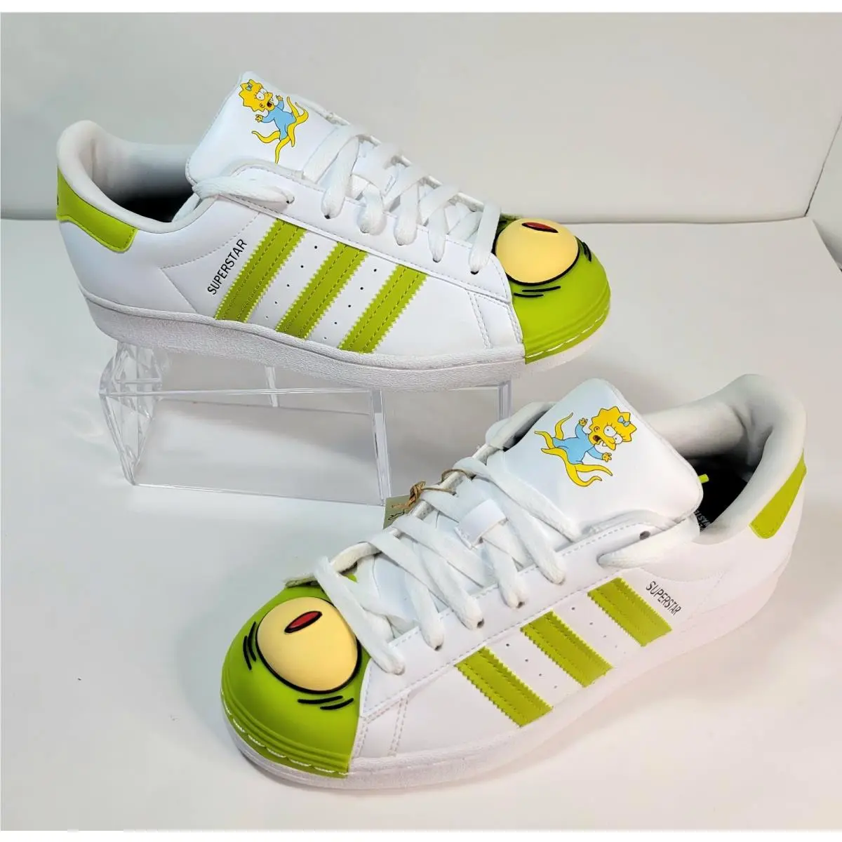 Adidas shoes - ADIDAS Superstar J The Simpsons - GY3321 - White Green 2