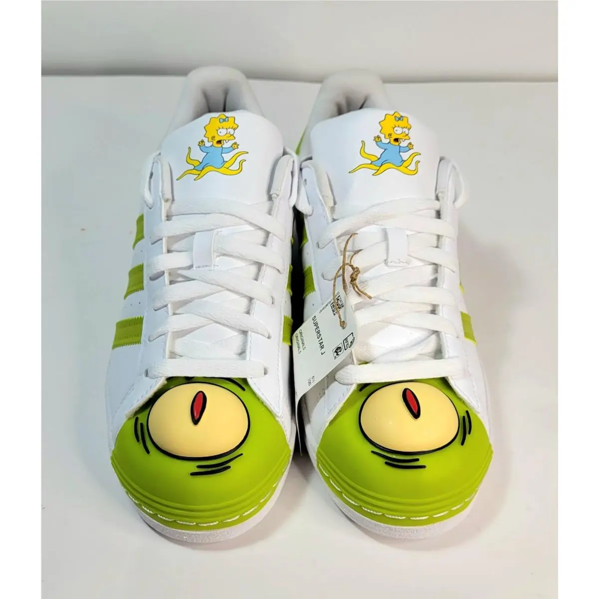 Adidas shoes - ADIDAS Superstar J The Simpsons - GY3321 - White Green 4
