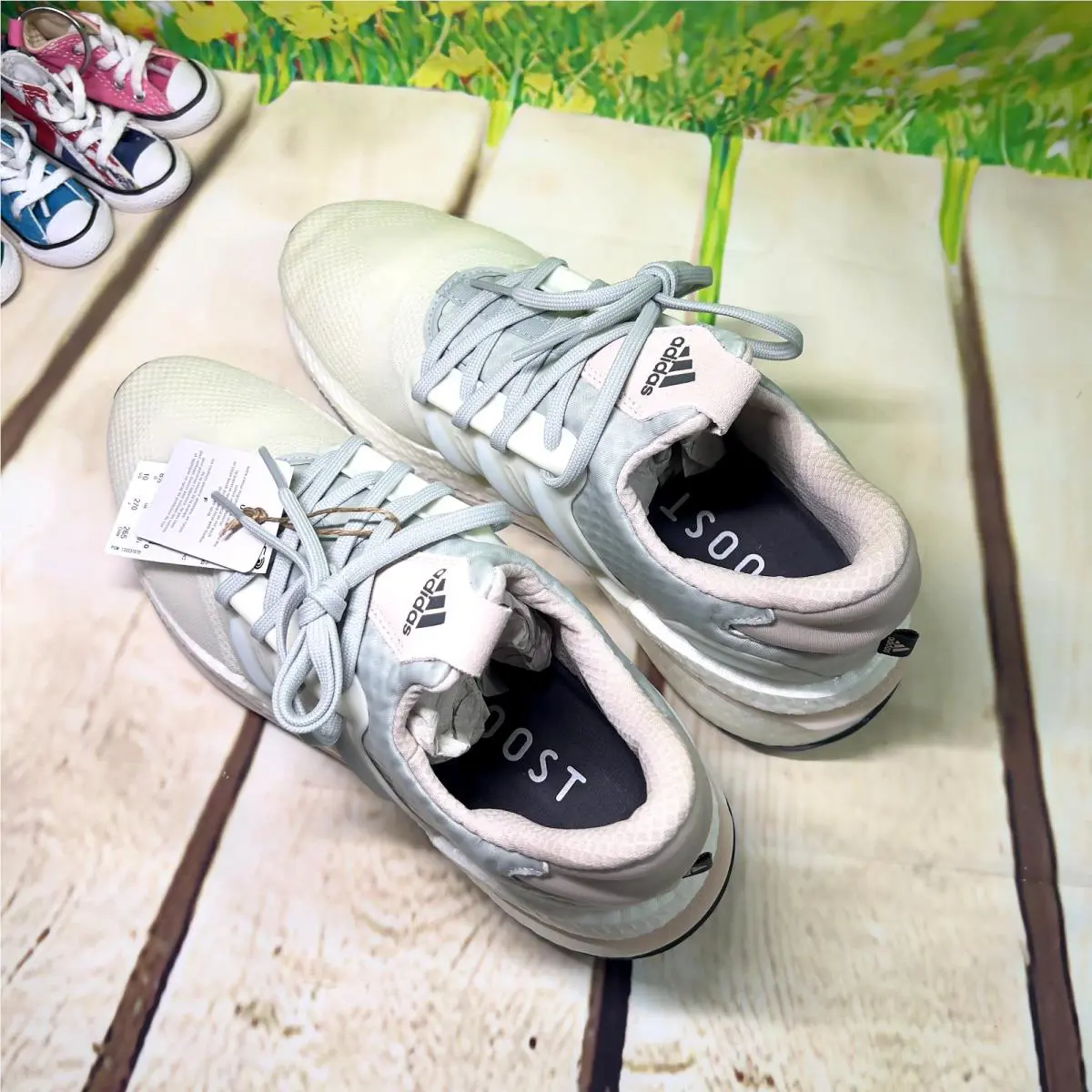 Adidas shoes - adidas X_PLRBOOST - ID0386 - Ivory/Grey Five/Putty Mouve 2