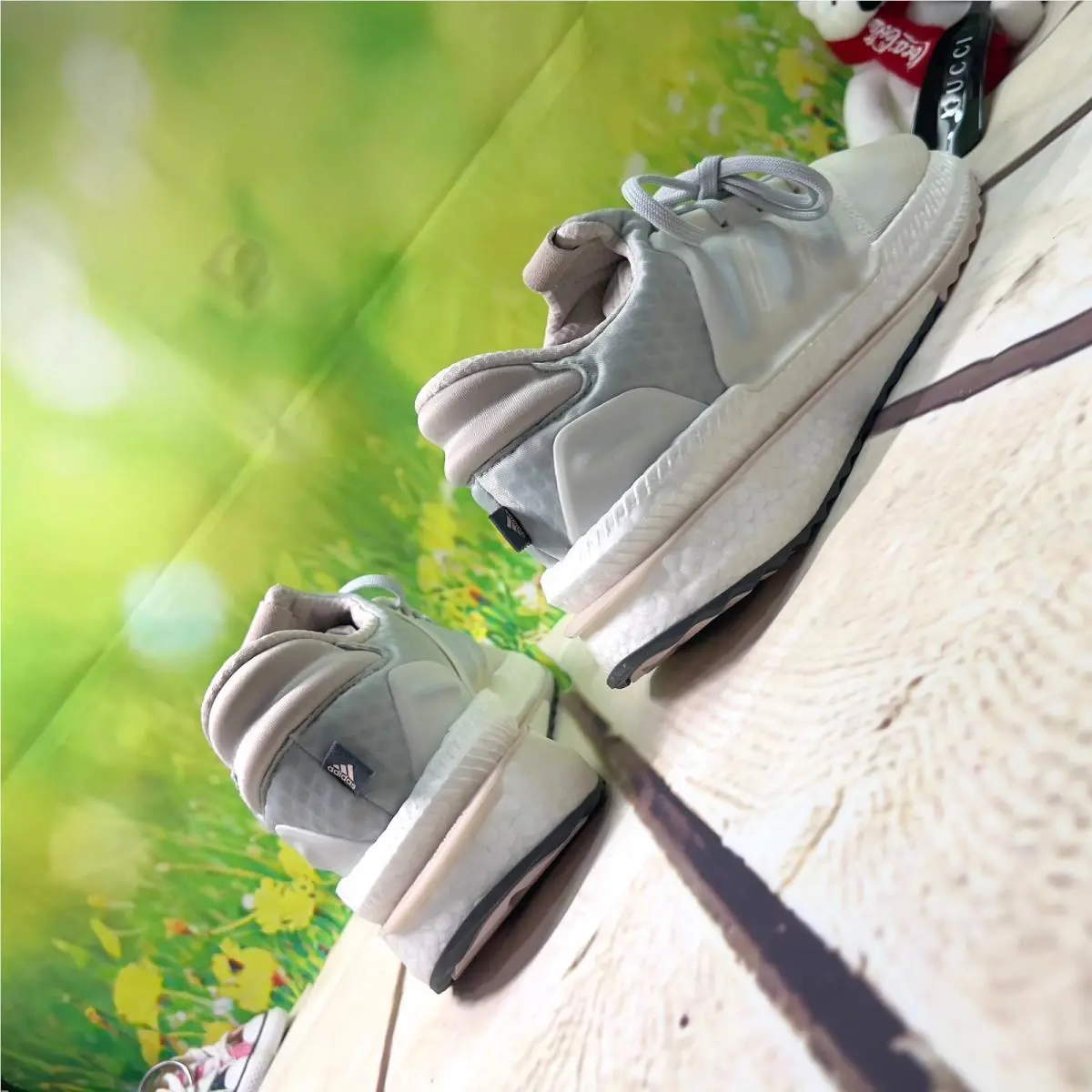 Adidas shoes - adidas X_PLRBOOST - ID0386 - Ivory/Grey Five/Putty Mouve 3