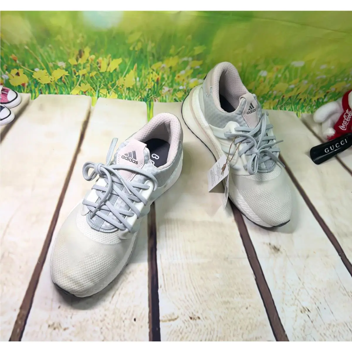 Adidas shoes - adidas X_PLRBOOST - ID0386 - Ivory/Grey Five/Putty Mouve 6