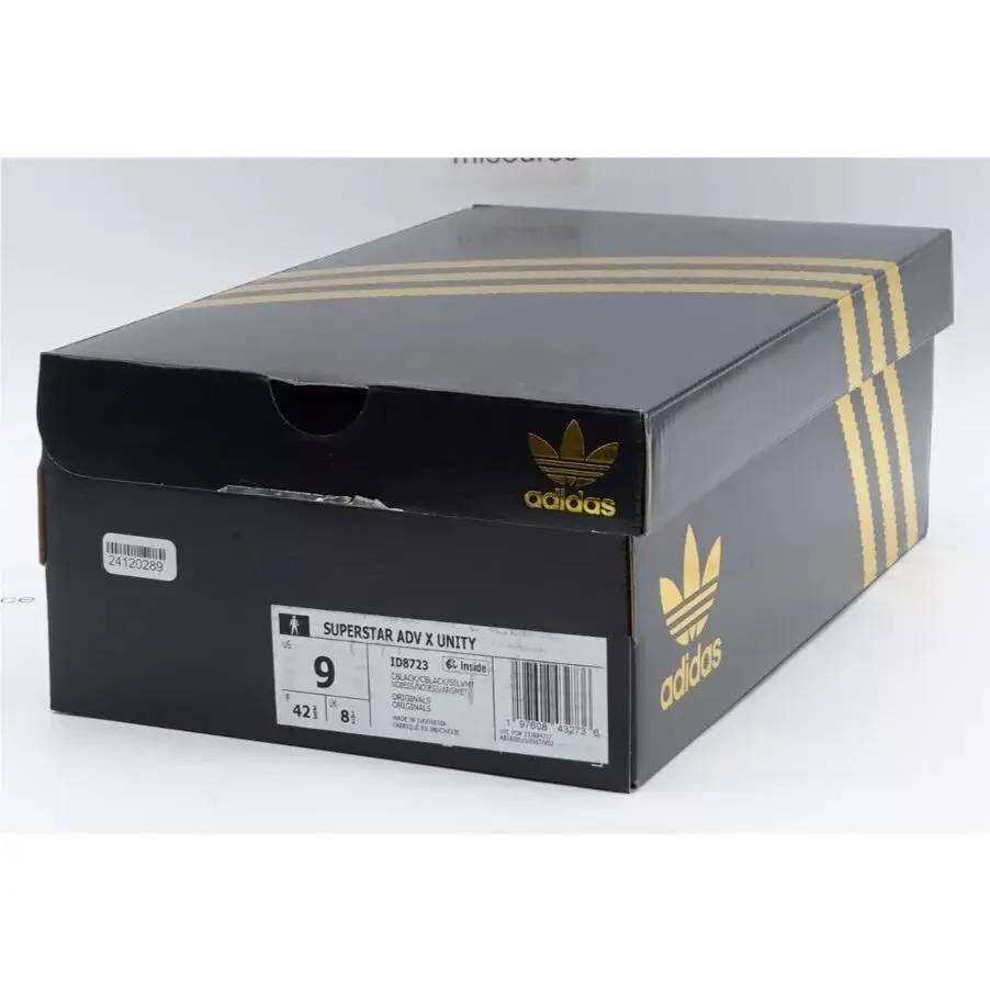 Adidas shoes - adidas Originals Superstar ADV x Unity - ID8723 - Black, Manufacturer: Core Black/Silver Metallic 20