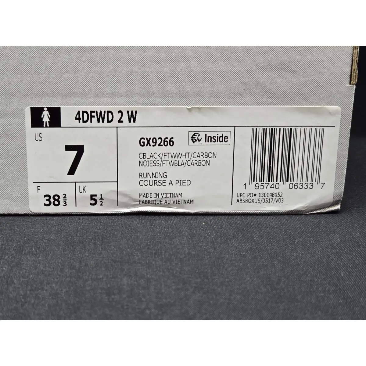 Adidas shoes - adidas 4DFWD - GX9266 - Black 9
