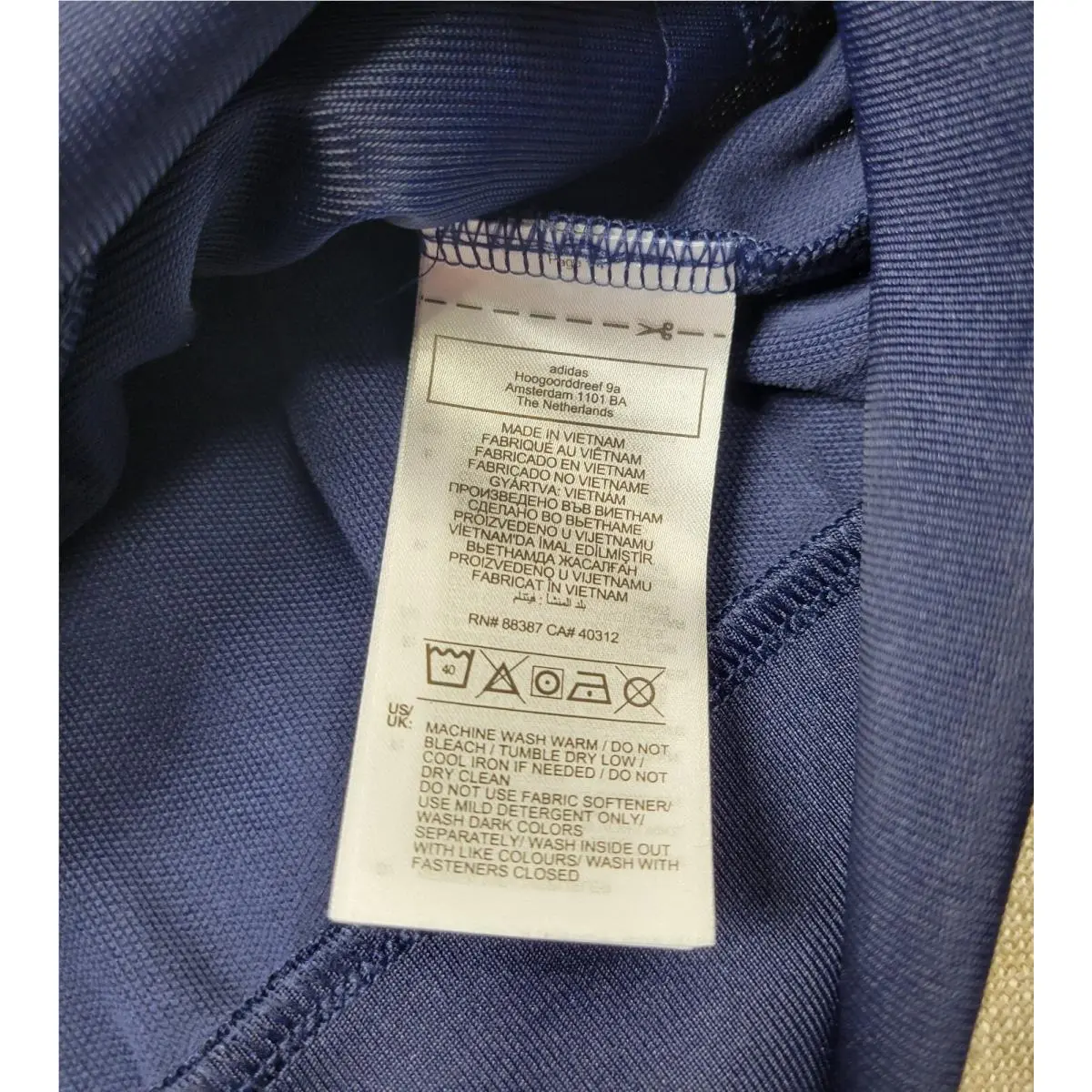 Adidas clothing - Adidas Beckenbauer Track Pants - Beckenbauer Track Pants - IA4786 - Blue White 9