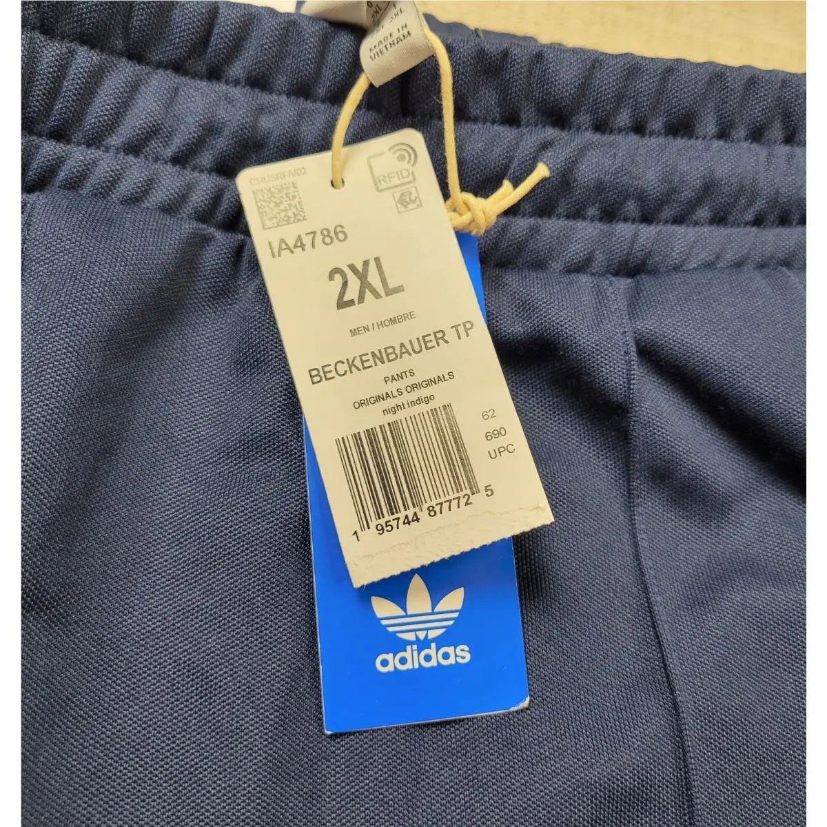Adidas clothing - Adidas Beckenbauer Track Pants - Beckenbauer Track Pants - IA4786 - Blue White 6