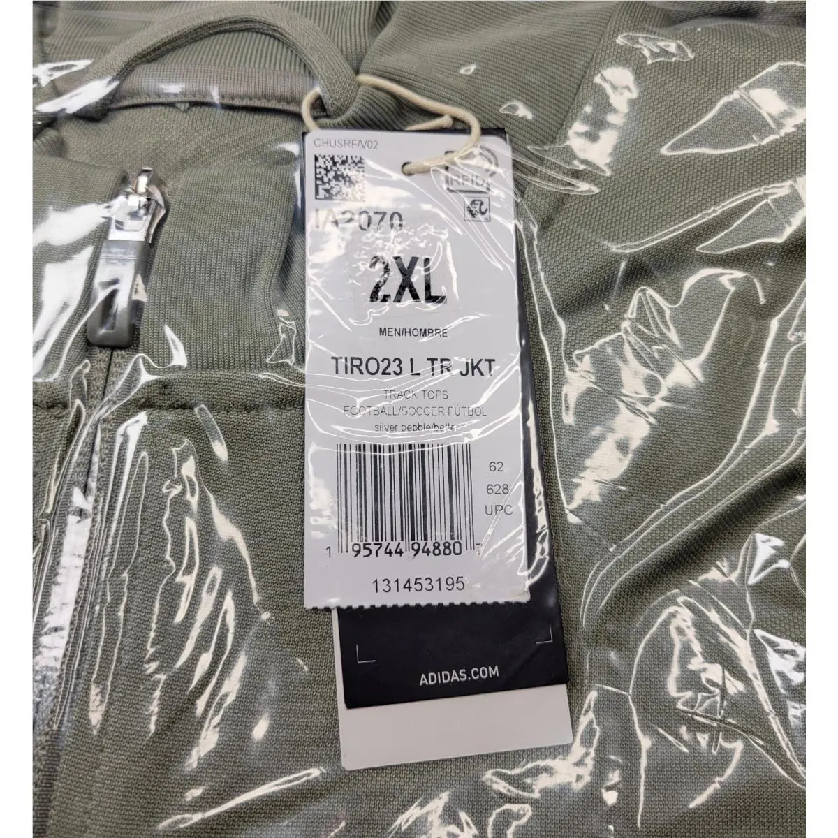 Adidas clothing - Adidas Tiro 23 Track Jacket - IA2070 - Gray Silver Red 6