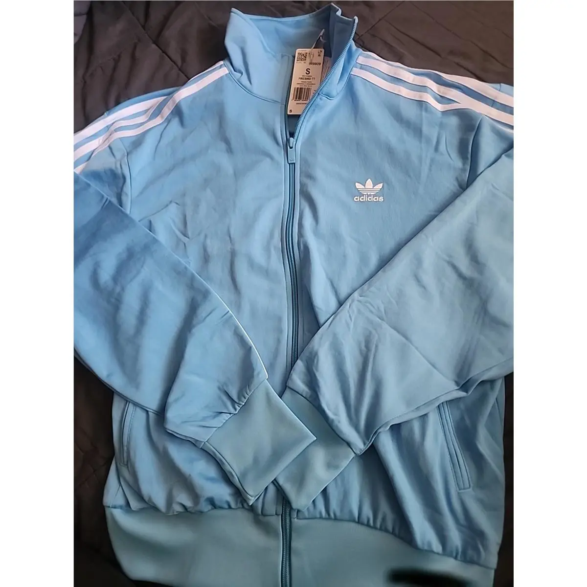 Adidas Originals Firebird Track Full Zip Jacket Semi Blue Burst Mens Sz S ir9909