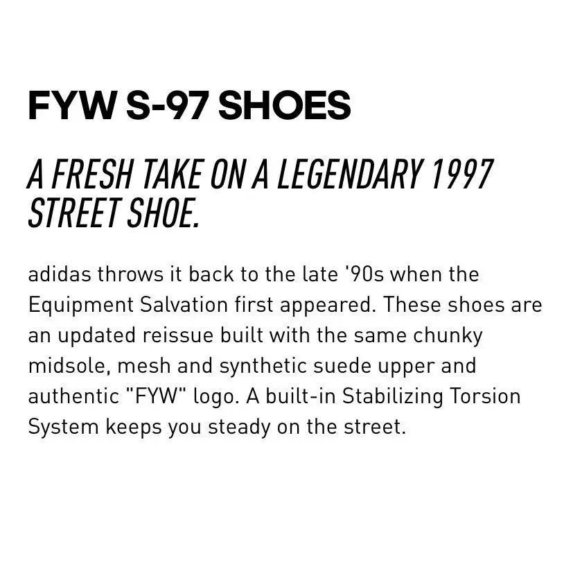 Adidas shoes - Originals FYW S- 97 - Originals FYW - EE5311 - Cloud White 7