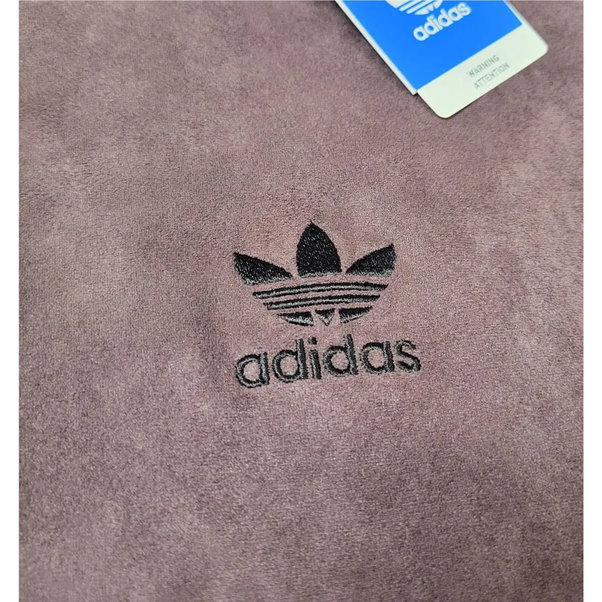 Adidas clothing - Adidas Originals Plush Track Jacket - HL9447 - Shadow Maroon Black 3
