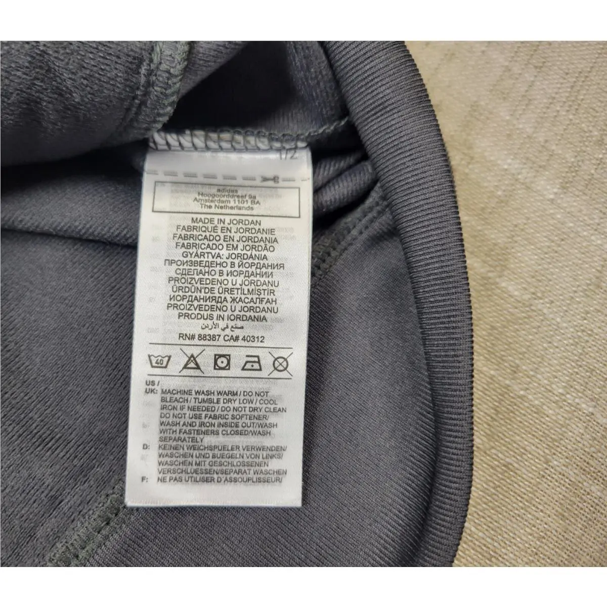 Adidas clothing - Gray Black 14