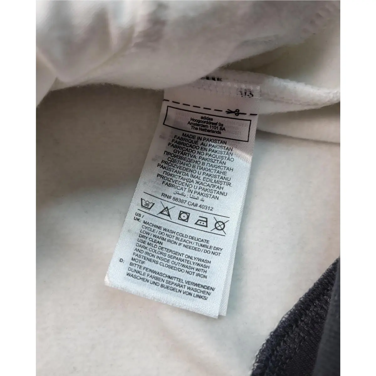 Adidas clothing - White Black Red 17
