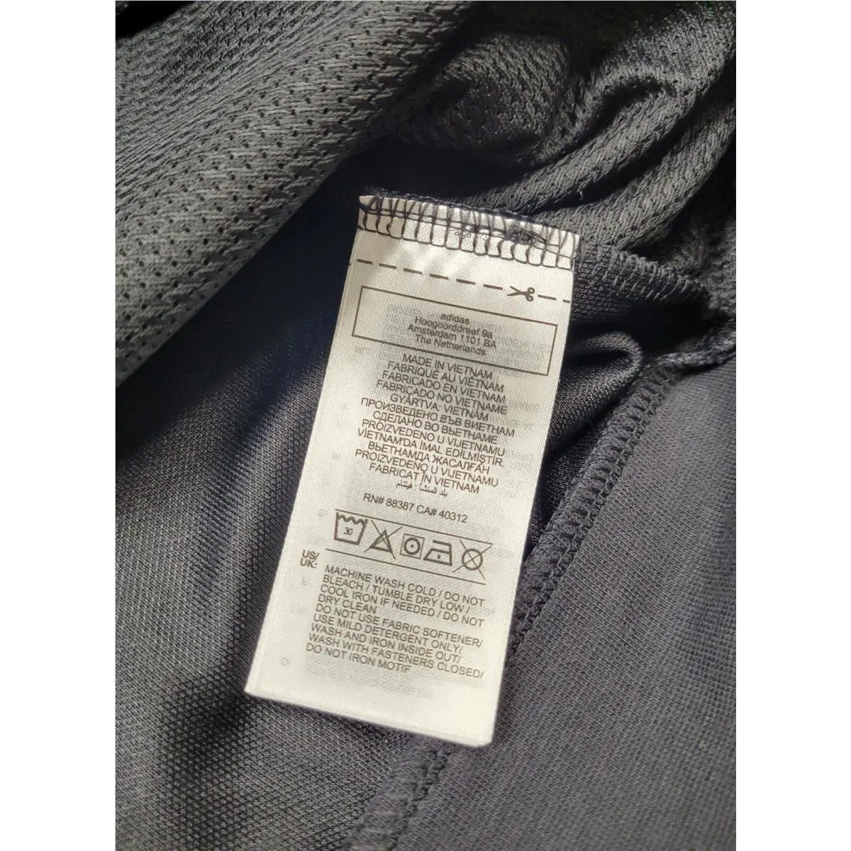 Adidas clothing - Black White 18