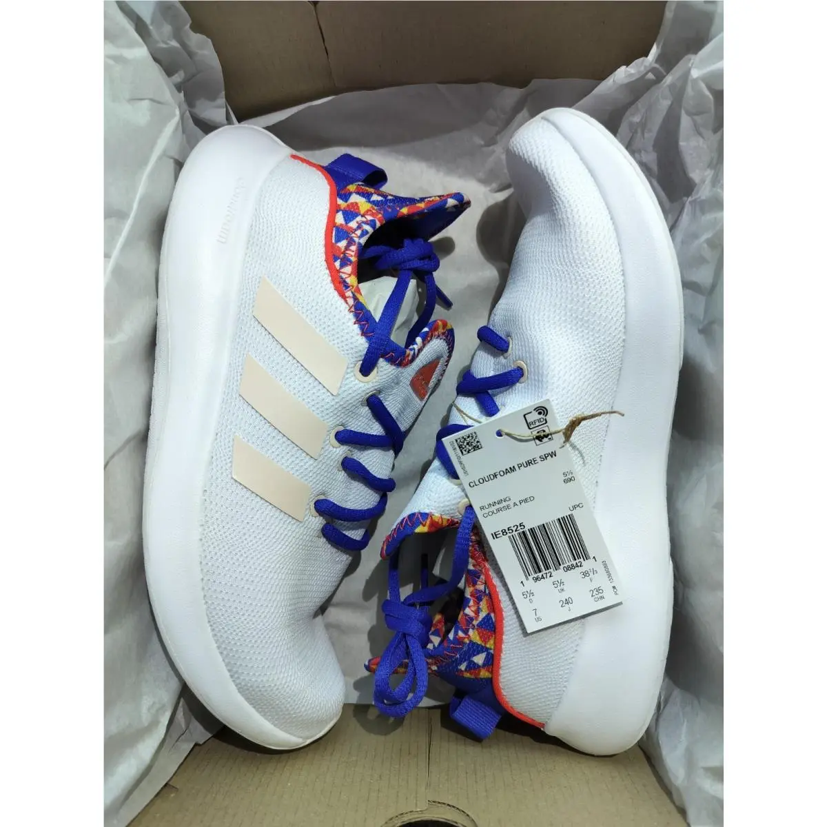 Adidas shoes - adidas Cloudfoam - Cloudfoam - IE8525 - White (UPC: 196472088421) 6