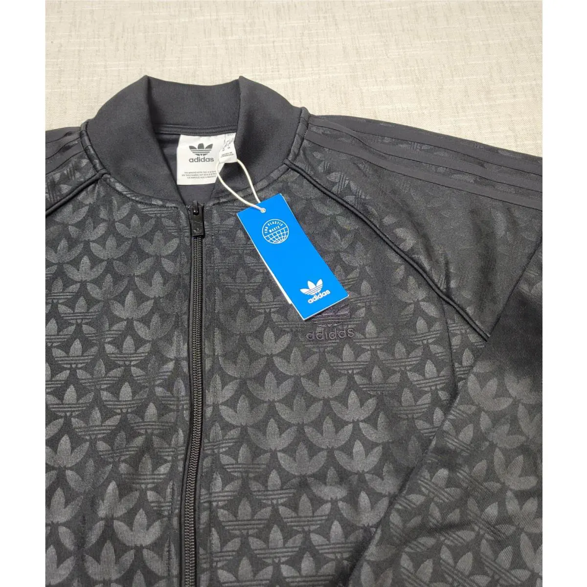 Adidas clothing - Adidas Superstar Monogram Track Jacket - IL5146 - Black 1