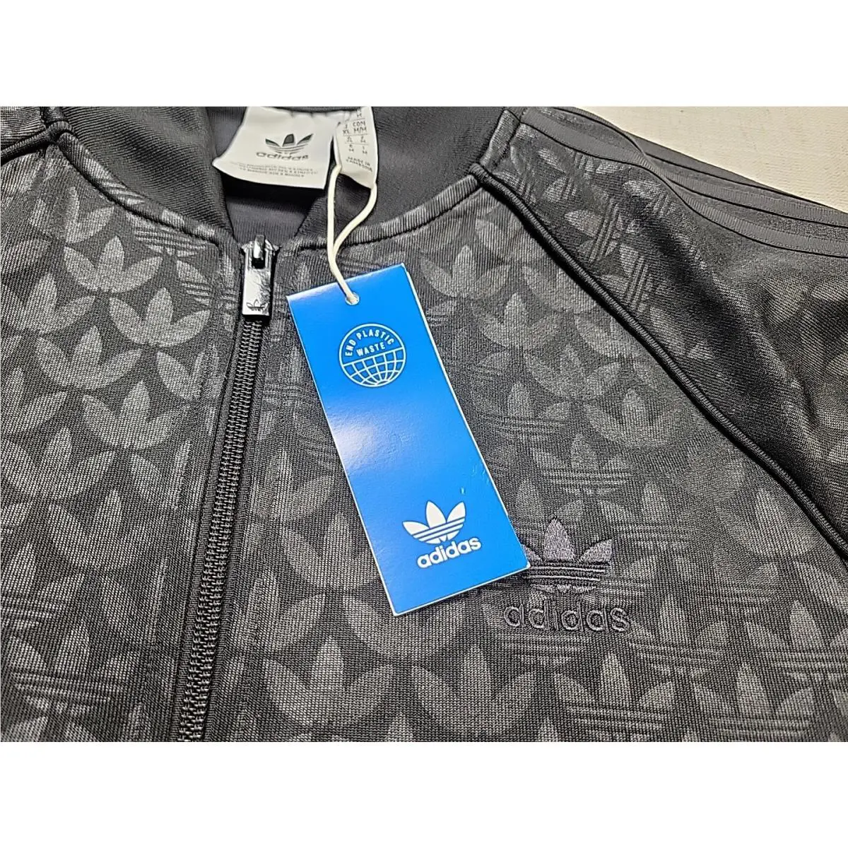 Adidas clothing - Adidas Superstar Monogram Track Jacket - IL5146 - Black 6