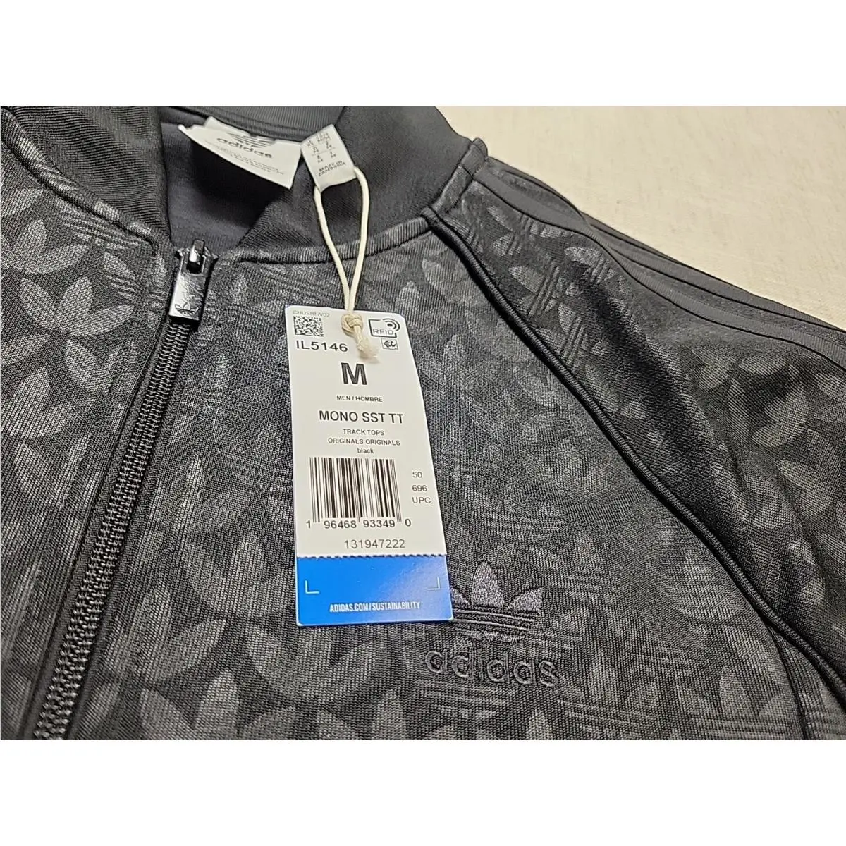 Adidas clothing - Adidas Superstar Monogram Track Jacket - IL5146 - Black 7
