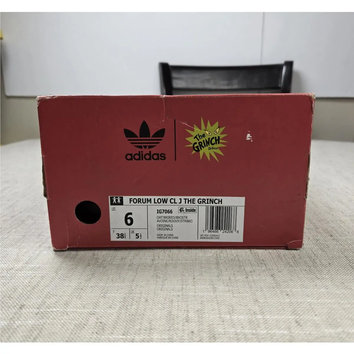 Adidas shoes - Adidas The Grinch Forum Low CL J Sneakers - IG7066 - Brown 13