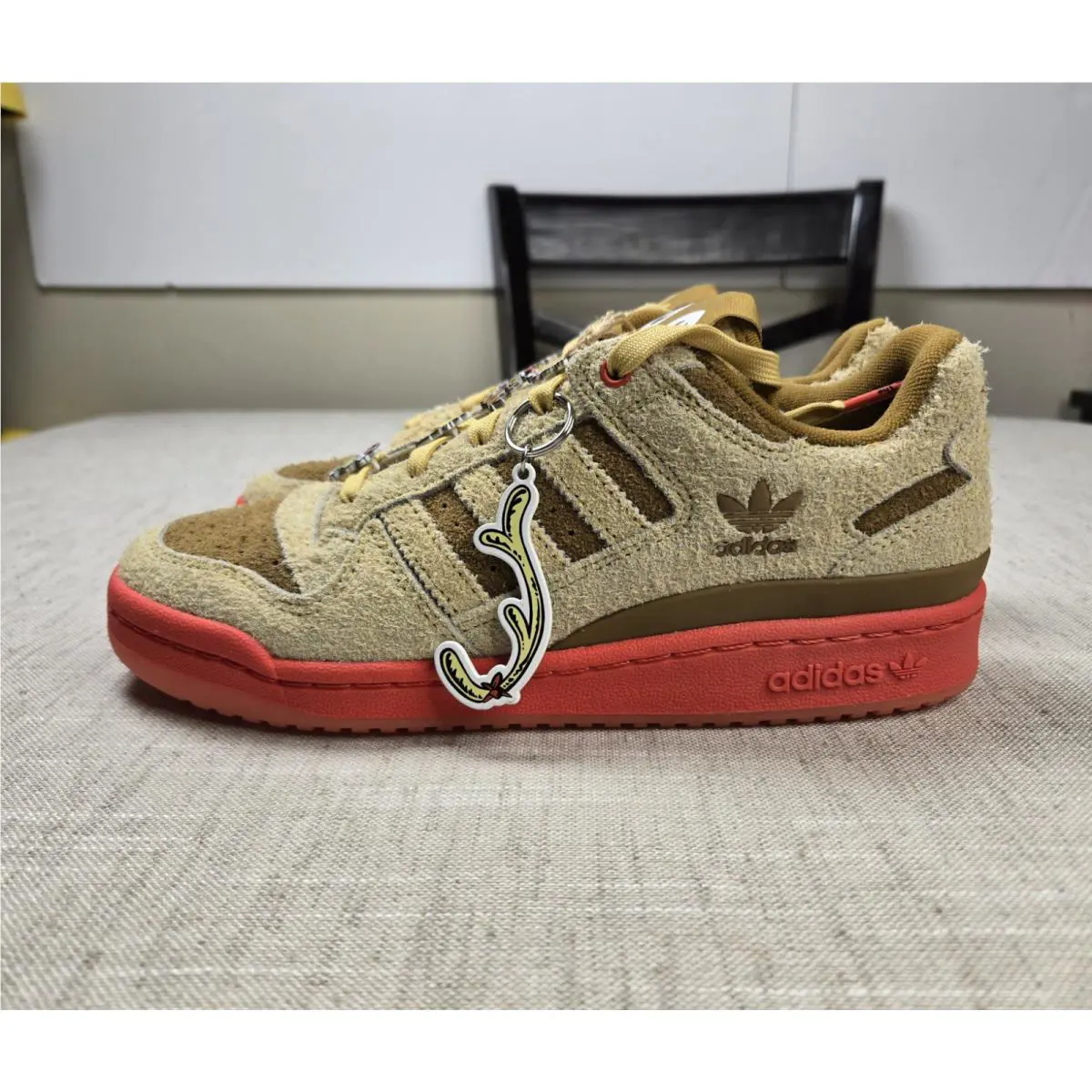 Adidas shoes - Adidas The Grinch Forum Low CL J Sneakers - IG7066 - Brown 1