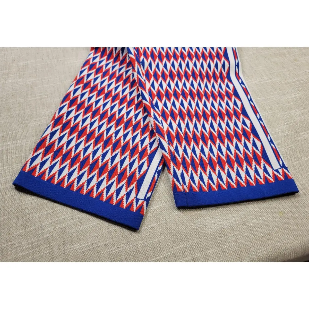 Adidas clothing - Adidas Adicross Primeknit Track Pants - IN9263 - Blue Red White 5
