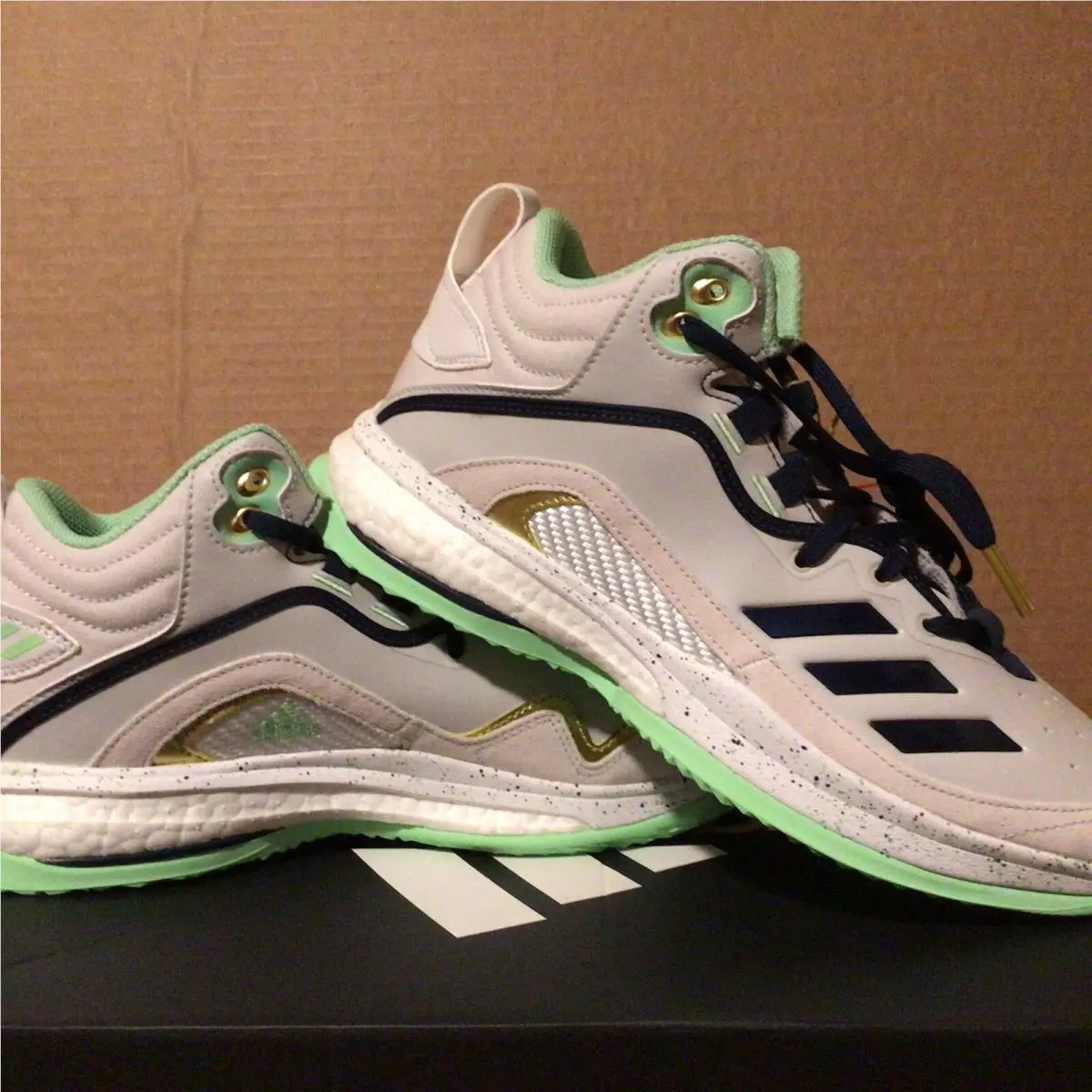Adidas shoes - Adidas Icon 6 Turf BP AJ99 - Gray 1