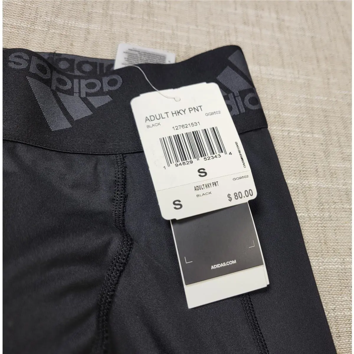 Adidas clothing - Adidas Alphaskin Hockey Pants - Alphaskin Hockey Pants - GQ9502 - Black White 8