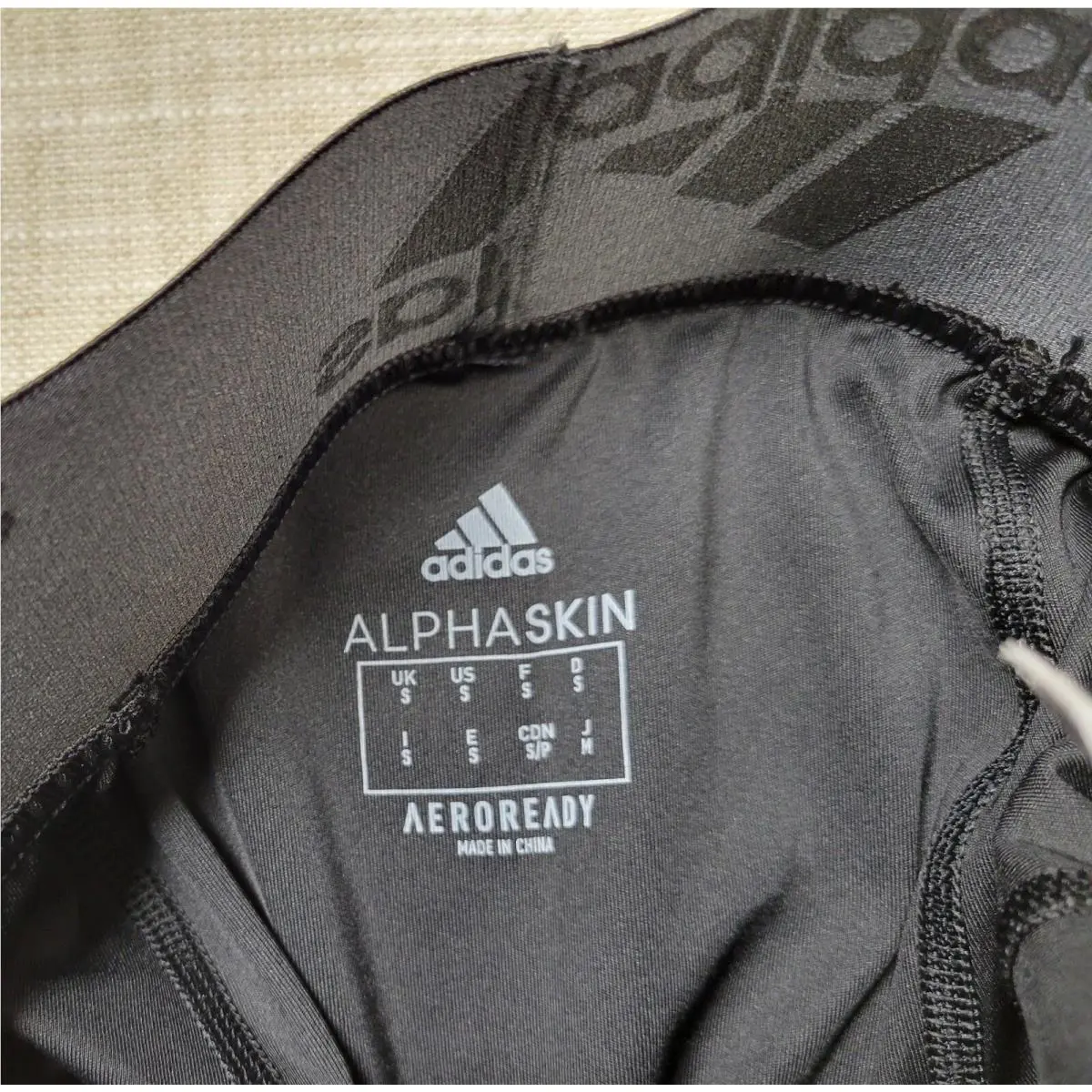 Adidas clothing - Adidas Alphaskin Hockey Pants - Alphaskin Hockey Pants - GQ9502 - Black White 9