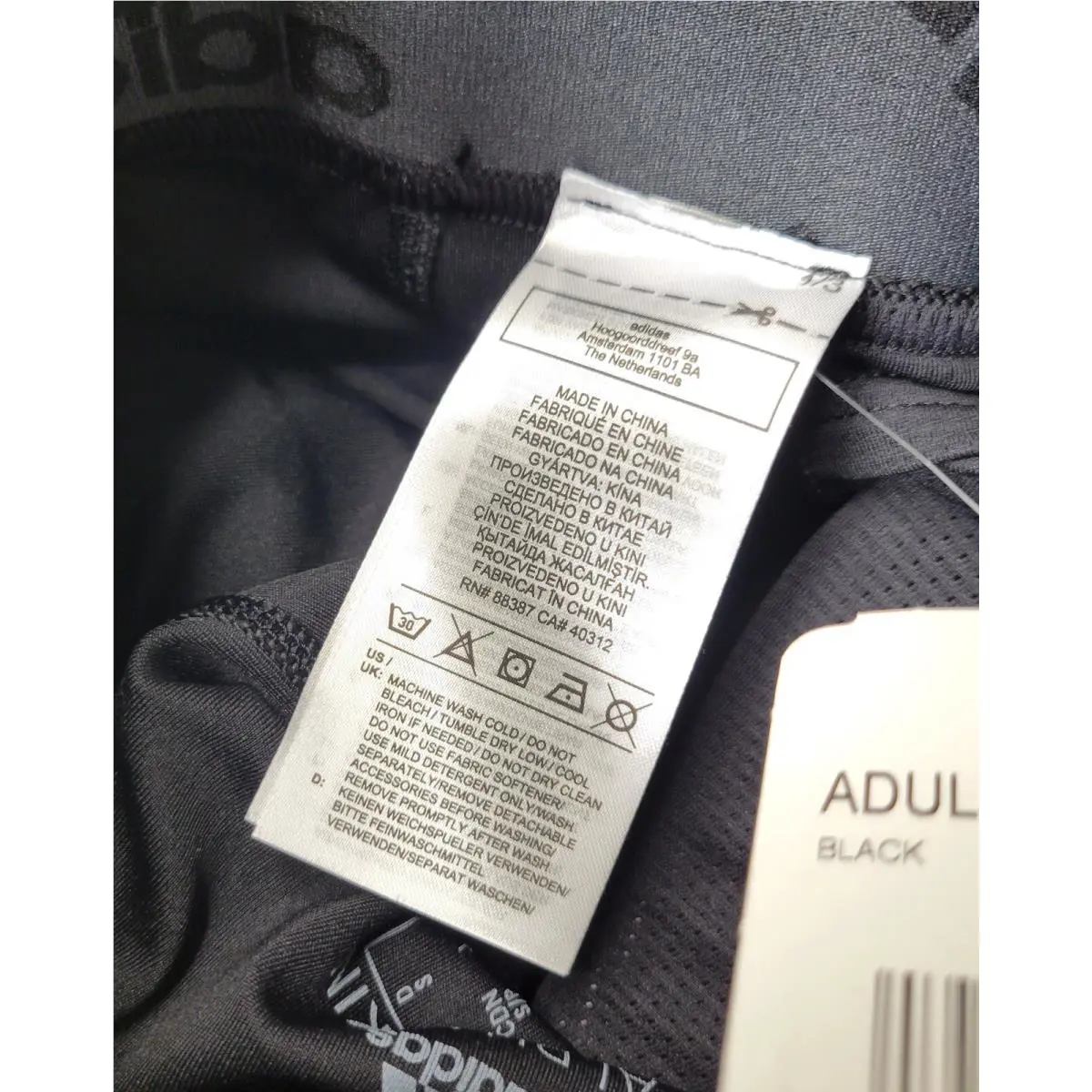 Adidas clothing - Adidas Alphaskin Hockey Pants - Alphaskin Hockey Pants - GQ9502 - Black White 10