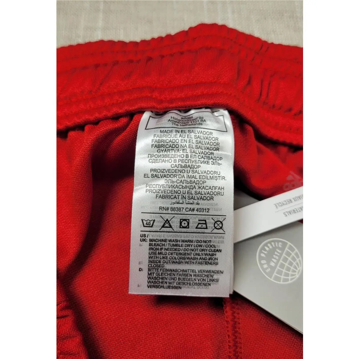 Adidas clothing - Red White 18