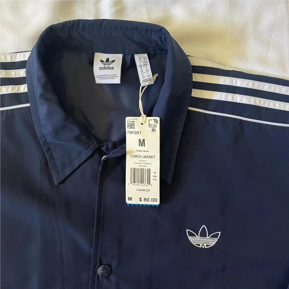 Adidas clothing - Adidas Coach Jacket - Coach Jacket - White 3