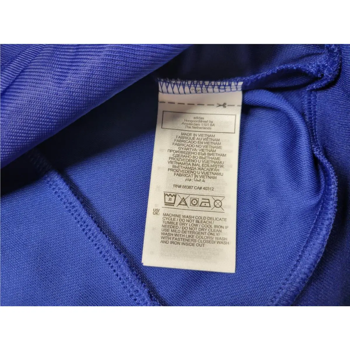 Adidas clothing - Blue White 17